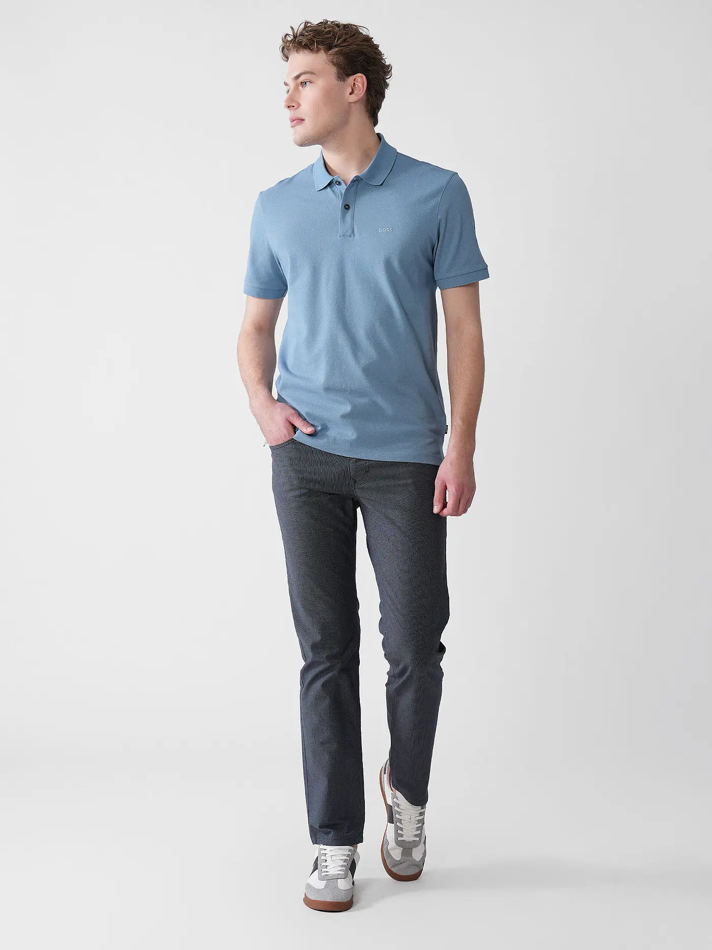 BOSS | Poloshirt Regular Fit PALLAS | hellblau